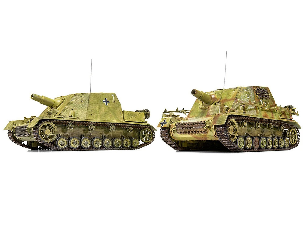 Level 3 Model Kit Sturmpanzer IV Brummbar "Mid Version" Tank With 2 Scheme Options 1/35 Plastic Model Kit By Airfix 2 Level 3 Model Kit Sturmpanzer IV Brummbar "Mid Version" Tank With 2 Scheme Options 1/35 Plastic Model Kit By Airfix - Image 2