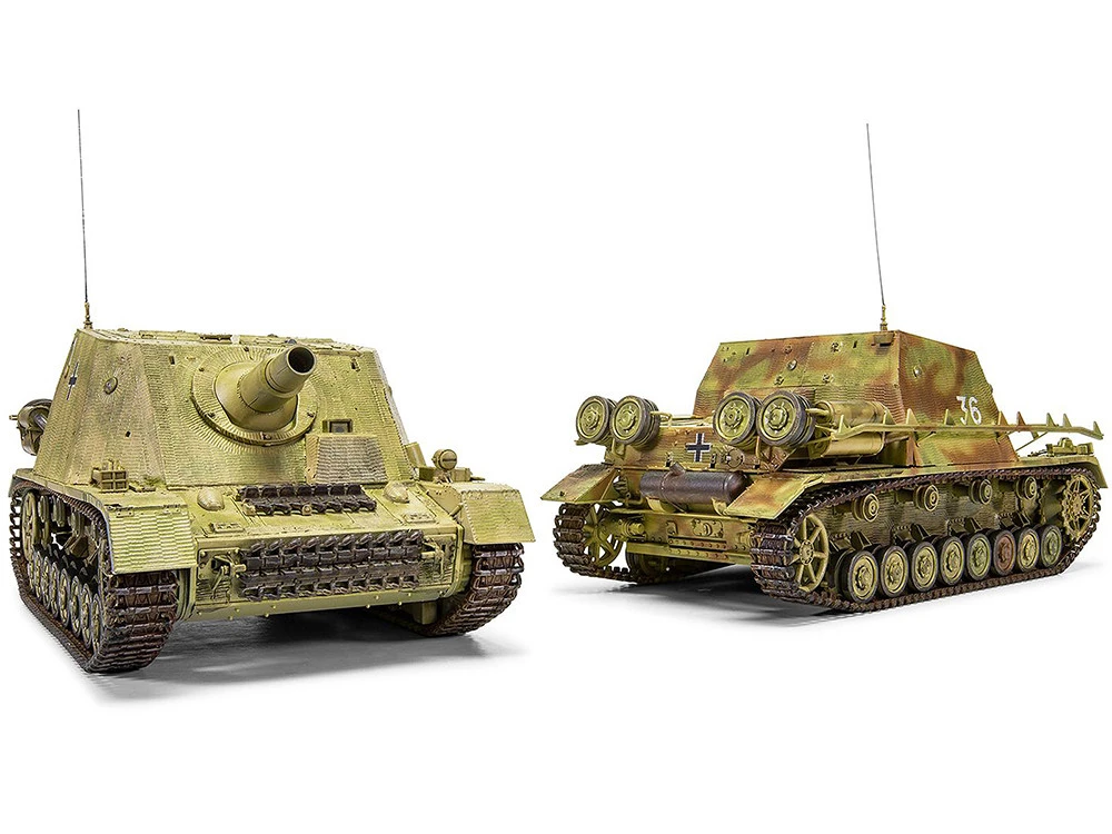Level 3 Model Kit Sturmpanzer IV Brummbar "Mid Version" Tank With 2 Scheme Options 1/35 Plastic Model Kit By Airfix 3 Level 3 Model Kit Sturmpanzer IV Brummbar "Mid Version" Tank With 2 Scheme Options 1/35 Plastic Model Kit By Airfix - Image 3