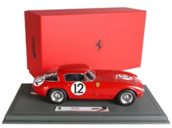 Ferrari 340 MM #12 Alberto Ascari - Luigi Villoresi "24 Hours Of Le Mans" (1953) With DISPLAY CASE Limited Edition To 250 Pieces Worldwide 1/18 Model Car By BBR