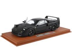 Ferrari F40 Matt Black With Matt Black Wheels With DISPLAY CASE Limited Edition To 102 Pieces Worldwide 1/18 Diecast Model Car By BBR And Kyosho -SOLIDO Shop BBRKS007 7 25578.1741197363.1280.1280