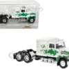 1978 Ford LTL 9000 Truck Tractor White With Green Flames 1/87 (HO) Scale Model Car By Brekina