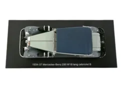1933-37 Mercedes-Benz 290 W18 Lang Cabriolet B (Top Up) Two-Tone Gray Limited Edition To 250 Pieces Worldwide 1/43 Model Car By Esval Models -SOLIDO Shop EMEU43043F 6 99760.1696293568.1280.1280