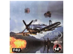 Other Vought F4U-1D Corsair Fighter Aircraft "VF-17 Jolly Rogers, 16-Victory Ace Lt. (jg) Ira Kepford" (1944) United States Navy 1/72 Diecast Model Airplane -SOLIDO Shop FS030A BOX 13736.1747424753.1280.1280