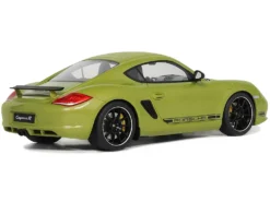2012 Porsche Cayman R Green With Black Side Stripes 1/18 Model Car By GT Spirit -SOLIDO Shop GT425 4 82895.1731705510.1280.1280