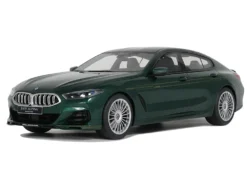 2023 BMW Alpina B8 Gran Coupe Green Metallic 1/18 Model Car By GT Spirit