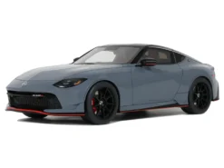 2024 Nissan Z Nismo Gray With Black Top 1/18 Model Car By GT Spirit