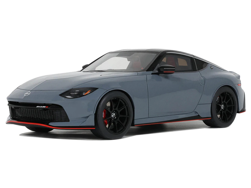 2024 Nissan Z Nismo Gray With Black Top 1/18 Model Car By GT Spirit 1 2024 Nissan Z Nismo Gray With Black Top 1/18 Model Car By GT Spirit