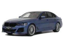 2023 BMW Alpina B5 Saloon Blue Metallic 1/18 Model Car By GT Spirit