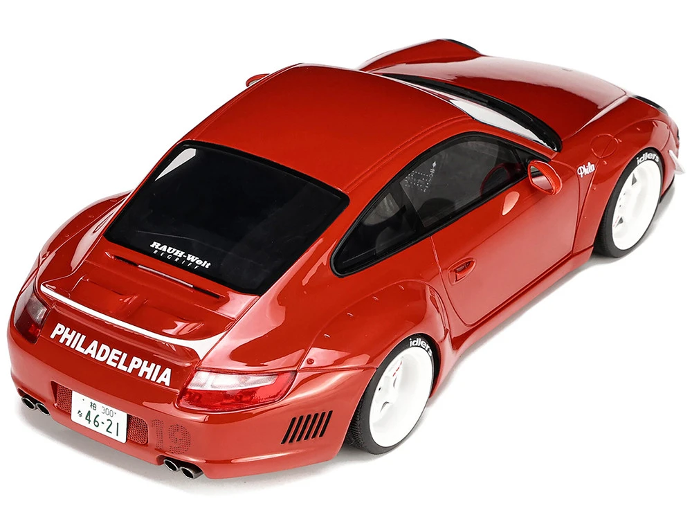 2021 Porsche 911 RWB "AKA Phila" Red 1/18 Model Car By GT Spirit 7 2021 Porsche 911 RWB "AKA Phila" Red 1/18 Model Car By GT Spirit - Image 7