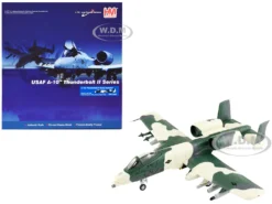 Fairchild Republic A-10A Thunderbolt II Attack Aircraft "Arctic Scheme, 18th TFS, 343rd Composite Wing, Alaska" (1982) United States Air Force "Air Power Series" 1/72 Diecast Model By Hobby Master