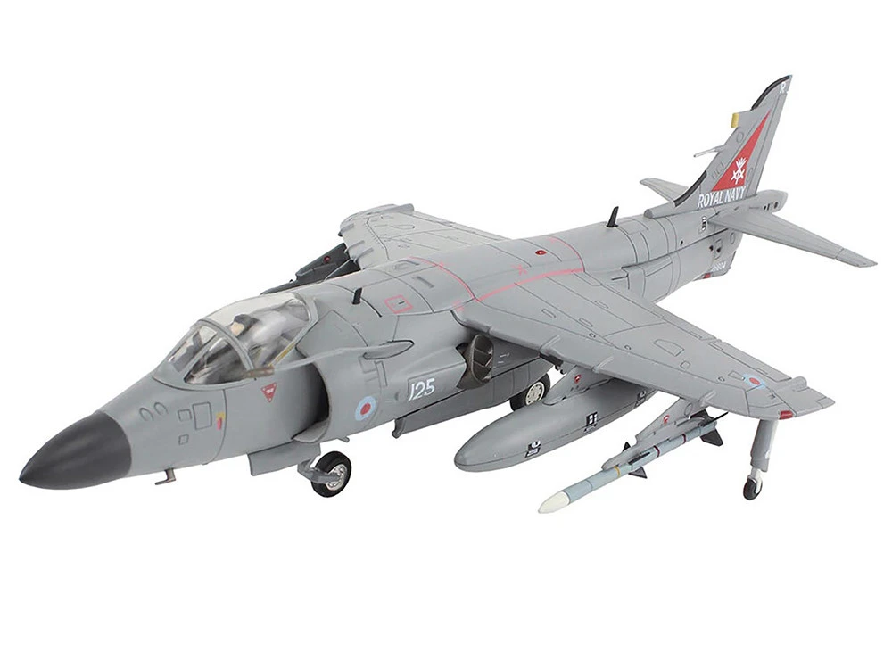 British Aerospace Sea Harrier FA.2 Aircraft With Sea Eagle Missiles "ZH804, Fairford" (2002) British Royal Navy "Air Power Series" 1/72 Diecast Model By Hobby Master 2 British Aerospace Sea Harrier FA.2 Aircraft With Sea Eagle Missiles "ZH804, Fairford" (2002) British Royal Navy "Air Power Series" 1/72 Diecast Model By Hobby Master - Image 2
