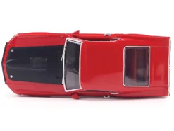 1969 Ford Mustang Mach 1 Calypso Coral Red With Black Hood And Yellow Stripes 1/43 Diecast Model By IXO Models -SOLIDO Shop IA43003 6 46961.1747409932.1280.1280