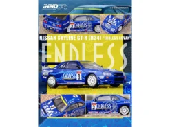 Nissan Skyline GT-R (R34) RHD (Right Hand Drive) #3 "Endless Advan" Winner "Super Taikyu Series" (2002) 1/64 Diecast Model Car By Inno Models -SOLIDO Shop IN64 R34 STS02W 2 61216.1747853469.1280.1280