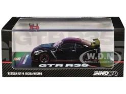 Nissan GT-R (R35) Nismo RHD (Right Hand Drive) Nismo Black With Carbon Hood And Top 1/64 Diecast Model Car By Inno Models -SOLIDO Shop IN64 R35N BLA BOX 78858.1751053976.1280.1280