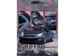 2024 Nissan GT-R (R35) Nismo "Top Secret" RHD (Right Hand Drive) Gray With Carbon Hood And Top "Hong Kong Toy Car Salon 2024 Special Edition" 1/64 Diecast Model Car By Inno Models -SOLIDO Shop IN64 R35TS HKTS24 21 61040.1735319685.1280.1280