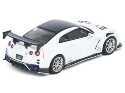 Nissan GT-R (R35) "Top Secret" RHD (Right Hand Drive) White With Black Top "Tokyo Auto Salon 2021" 1/64 Diecast Model Car By Inno Models -SOLIDO Shop IN64 R35TS TAS2021 41 32588.1738013269.1280.1280
