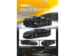 Nissan GT-R50 By ItalDesign Black With Gold Accents And Carbon Hood 1/64 Diecast Model Car By Inno Models -SOLIDO Shop IN64 R50 BLK 1 78701.1738010526.1280.1280