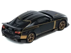 Nissan GT-R50 By ItalDesign Black With Gold Accents And Carbon Hood 1/64 Diecast Model Car By Inno Models -SOLIDO Shop IN64 R50 BLK 4 60094.1738011304.1280.1280