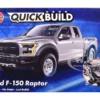 Skill 1 Model Kit Ford F-150 Raptor Pickup Truck Gray Snap Together Snap Together Painted Plastic Model Car Kit By Airfix Quickbuild