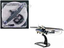 Consolidated PBY-5A Catalina Aircraft "Commander John S. McCain, South Pacific Force, Henderson Field, Guadalcanal Island" United States Navy (1942) "Planes Of World War II" Series 1/144 Diecast Model Airplane By Luppa