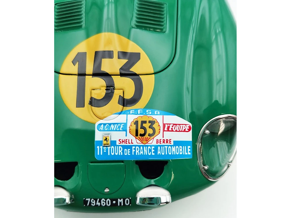 Ferrari 250 GTO #153 David Piper - Dan Margulies "Tour De France" (1962) Limited Edition To 2200 Pieces Worldwide 1/18 Diecast Model Car By CMC 12 Ferrari 250 GTO #153 David Piper - Dan Margulies "Tour De France" (1962) Limited Edition To 2200 Pieces Worldwide 1/18 Diecast Model Car By CMC - Image 12