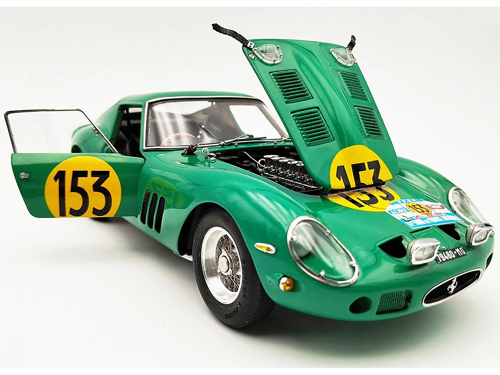 Ferrari 250 GTO #153 David Piper - Dan Margulies "Tour De France" (1962) Limited Edition To 2200 Pieces Worldwide 1/18 Diecast Model Car By CMC 2 Ferrari 250 GTO #153 David Piper - Dan Margulies "Tour De France" (1962) Limited Edition To 2200 Pieces Worldwide 1/18 Diecast Model Car By CMC - Image 2