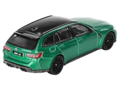 BMW M3 Competition Touring Isle Of Man Green Metallic With Black Top Limited Edition To 3600 Pieces Worldwide 1/64 Diecast Model Car By Mini GT -SOLIDO Shop MGT00764 3 96492.1730406274.1280.1280