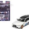 BMW M3 M Performance Touring Alpine White With Black Top And Graphics Limited Edition To 4800 Pieces Worldwide 1/64 Diecast Model Car By Mini GT