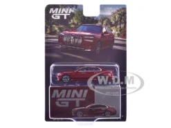 BMW I7 XDrive60 Aventurin Red Metallic Limited Edition 1/64 Diecast Model Car By Mini GT -SOLIDO Shop MGT00952 BOX 86798.1750261270.1280.1280