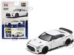 Nissan GT-R (R35) RHD (Right Hand Drive) White "Advan Racing GT" Limited Edition To 960 Pieces Worldwide 1/64 Diecast Model Car By Era Car