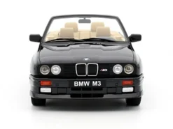 1989 BMW E30 M3 Convertible Diamond Black Metallic Limited Edition To 3000 Pieces Worldwide 1/18 Model Car By Otto Mobile -SOLIDO Shop OT1012 4 37343.1694116841.1280.1280