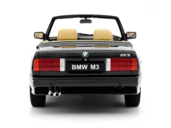 1989 BMW E30 M3 Convertible Diamond Black Metallic Limited Edition To 3000 Pieces Worldwide 1/18 Model Car By Otto Mobile -SOLIDO Shop OT1012 5 07928.1694116841.1280.1280