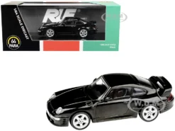 1995 RUF CTR2 Black 1/64 Diecast Model Car By Paragon Models