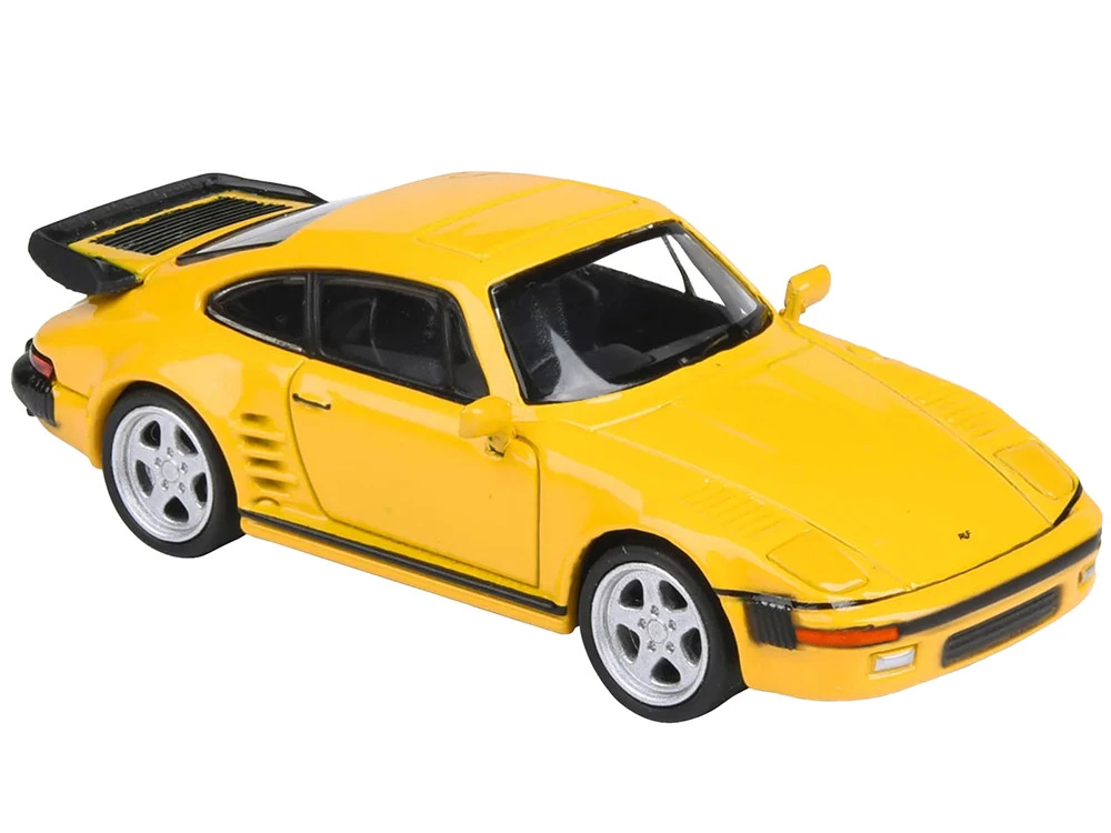 1986 RUF BTR Blossom Yellow 1/64 Diecast Model Car By Paragon Models 3 1986 RUF BTR Blossom Yellow 1/64 Diecast Model Car By Paragon Models - Image 3