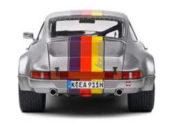 1973 Porsche 911 RSR "Kremer" Silver Metallic With Stripes 1/18 Diecast Model Car By Solido -SOLIDO Shop S1801120 7 74144.1749661139.1280.1280