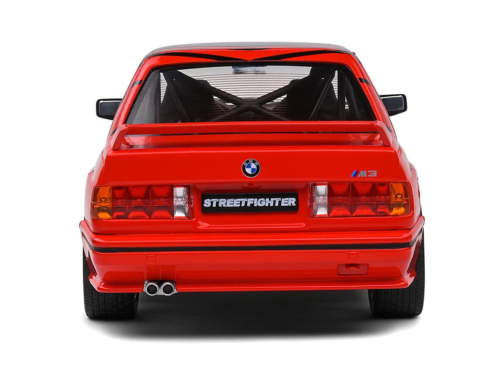 1990 BMW E30 M3 Black And Red With Graphics "ADVAN Drift Team" "Competition" Series 1/18 Diecast Model Car By Solido 8 1990 BMW E30 M3 Black And Red With Graphics "ADVAN Drift Team" "Competition" Series 1/18 Diecast Model Car By Solido - Image 8