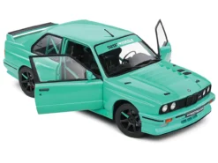 1990 BMW E30 M3 Custom "Drift Missile" Tiffany Blue 1/18 Diecast Model Car By Solido -SOLIDO Shop S1801527 2 31496.1754078953.1280.1280