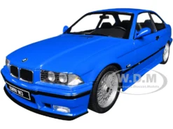 1996 BMW E36 M3 Coupe Santorin Blue 1/18 Diecast Model Car By Solido