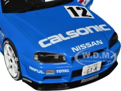 2000 Nissan Skyline GT-R (R34) Streetfighter RHD (Right Hand Drive) #12 Blue "Calsonic Tribute" "Competition" Series 1/18 Diecast Model Car By Solido -SOLIDO Shop S1804307 5 48673.1707940746.1280.1280
