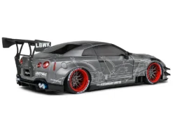 2020 Nissan GT-R (R35) RHD (Right Hand Drive) With Liberty Walk 2.0 Body Kit Dark Silver "Catalogue Design" 1/18 Diecast Model Car By Solido -SOLIDO Shop S1805810 5 55153.1739548333.1280.1280