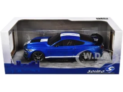 2020 Ford Mustang Shelby GT500 Fast Track Ford Performance Blue Metallic With White Stripes 1/18 Diecast Model Car By Solido 11 2020 Ford Mustang Shelby GT500 Fast Track Ford Performance Blue Metallic With White Stripes 1/18 Diecast Model Car By Solido -SOLIDO Shop S1805901 6 22825.1647304641.1280.1280