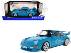 1997 Porsche 911 (993) Clubsport Riviera Blue 1/18 Diecast Model Car By Solido