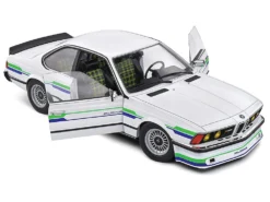 1984 BMW Alpina B7 Turbo (E24) White With Blue And Green Graphics 1/18 Diecast Model Car By Solido -SOLIDO Shop S1810303 2 48894.1749662722.1280.1280
