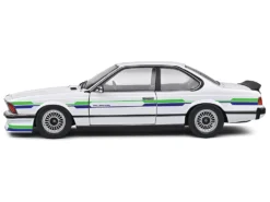 1984 BMW Alpina B7 Turbo (E24) White With Blue And Green Graphics 1/18 Diecast Model Car By Solido -SOLIDO Shop S1810303 4 44685.1749662722.1280.1280