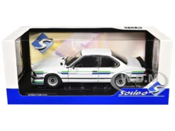 1984 BMW Alpina B7 Turbo (E24) White With Blue And Green Graphics 1/18 Diecast Model Car By Solido -SOLIDO Shop S1810303 BOX 82388.1749662723.1280.1280