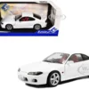1999 Nissan Silvia (S15) Spec-R Aero RHD (Right Hand Drive) Aspen White 1/18 Diecast Model Car By Solido