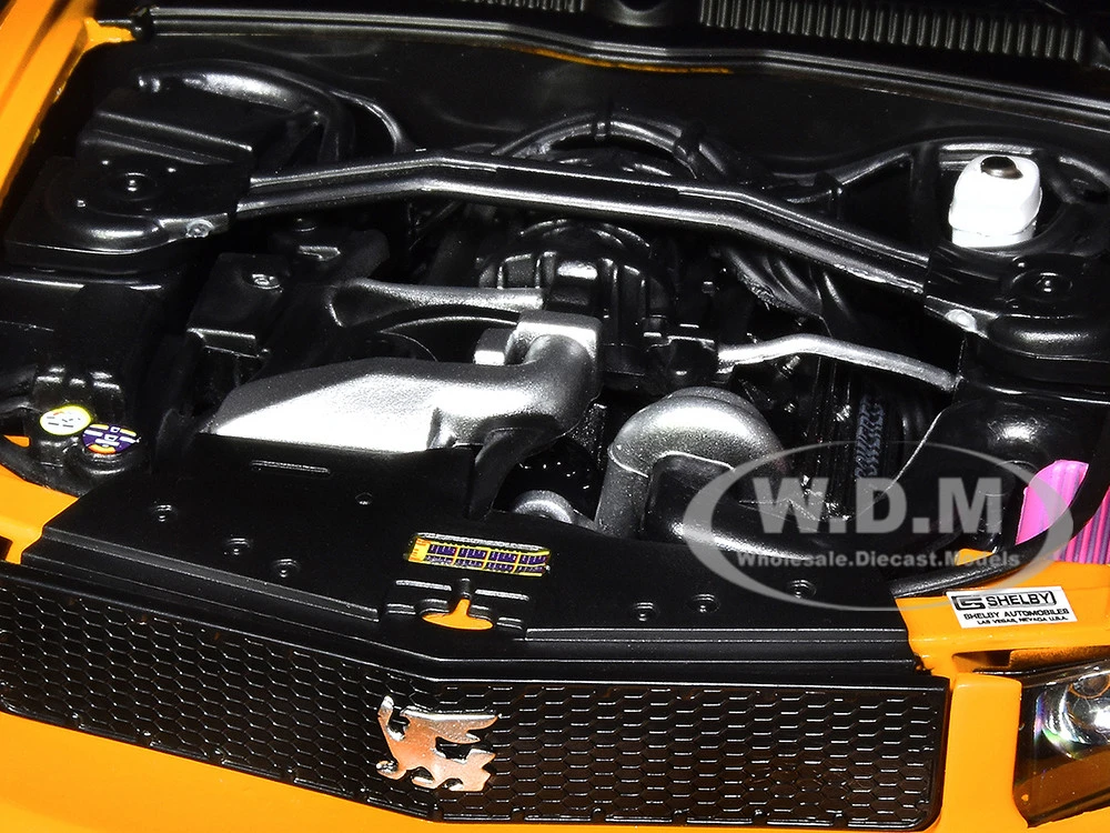 2008 Ford Shelby Mustang #08 "Terlingua" Orange And Black "Shelby Collectibles Legend" Series 1/18 Diecast Model Car By Shelby Collectibles 5 2008 Ford Shelby Mustang #08 "Terlingua" Orange And Black "Shelby Collectibles Legend" Series 1/18 Diecast Model Car By Shelby Collectibles - Image 5