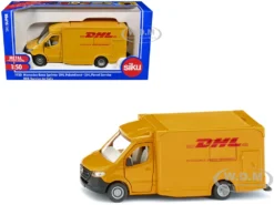 Mercedes-Benz Sprinter Van Yellow "DHL" 1/50 Diecast Model Car By Siku