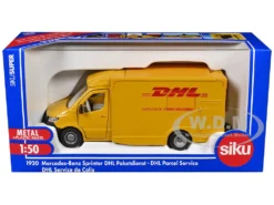 Mercedes-Benz Sprinter Van Yellow "DHL" 1/50 Diecast Model Car By Siku -SOLIDO Shop SK1920DHL box 54119.1749832760.1280.1280