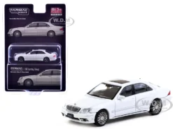 Mercedes-Benz S-Class Wald "Lamley Special Edition" Alabaster White "Global64" Series 1/64 Diecast Model By Tarmac Works
